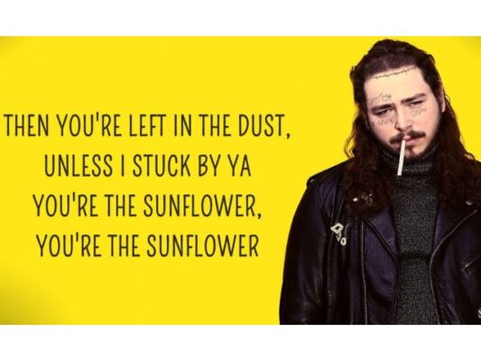  Sunflower by Post Malone