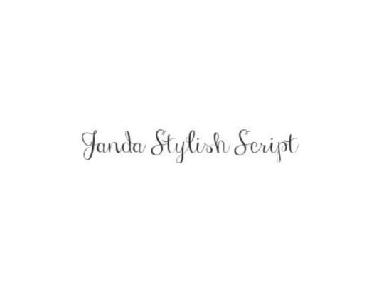 Janda Stylish Script
