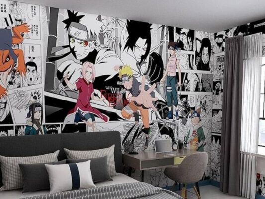 Naruto Themed Anime Room Idea