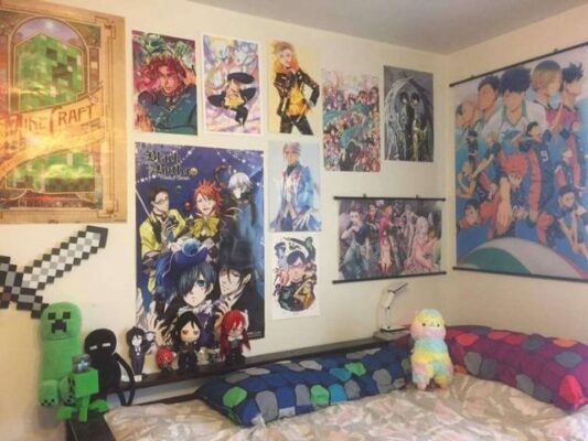 Poster Art Anime Room Ideas